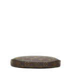 Louis Vuitton Monogram Pochette Handbag Pouch Brown Leather