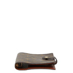 Louis Vuitton Monogram Agenda PM 6 Hole Notebook Cover System Brown Leather