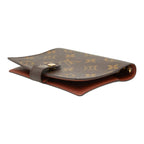 Louis Vuitton Monogram Agenda PM 6 Hole Notebook Cover System Brown Leather