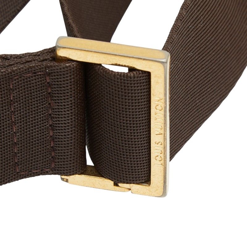 Louis Vuitton Damier Geronimos Belt Bag Brown Leather