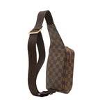 Louis Vuitton Damier Geronimos Belt Bag Brown Leather