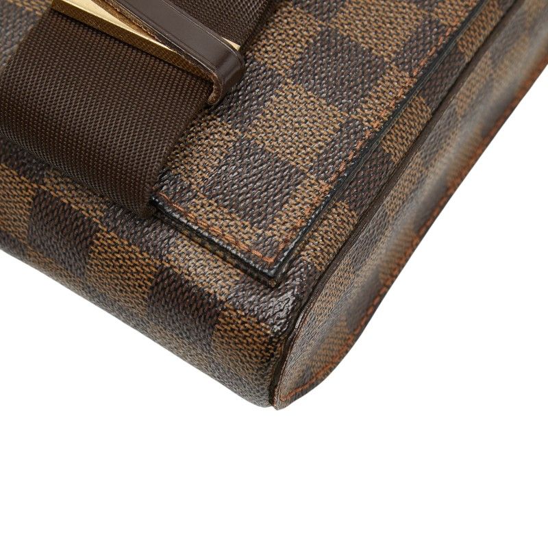 Louis Vuitton Damier Geronimos Belt Bag Brown Leather