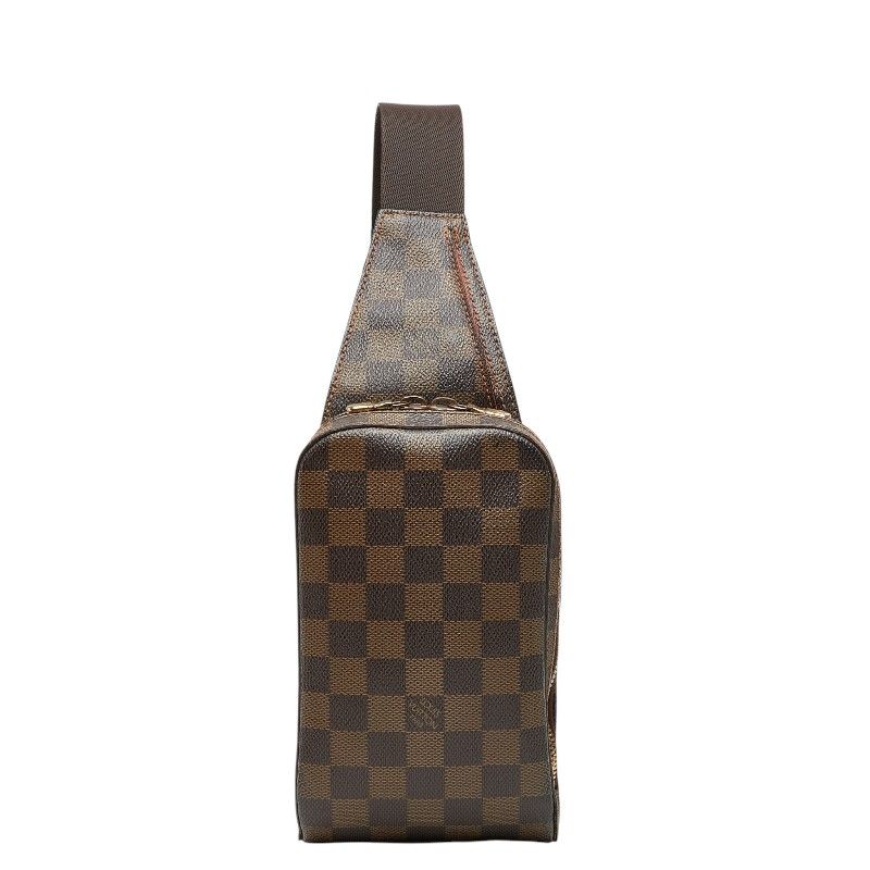 Louis Vuitton Damier Geronimos Belt Bag Brown Leather