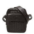 Bottega Veneta Intrecciato Shoulder Bag Brown Leather