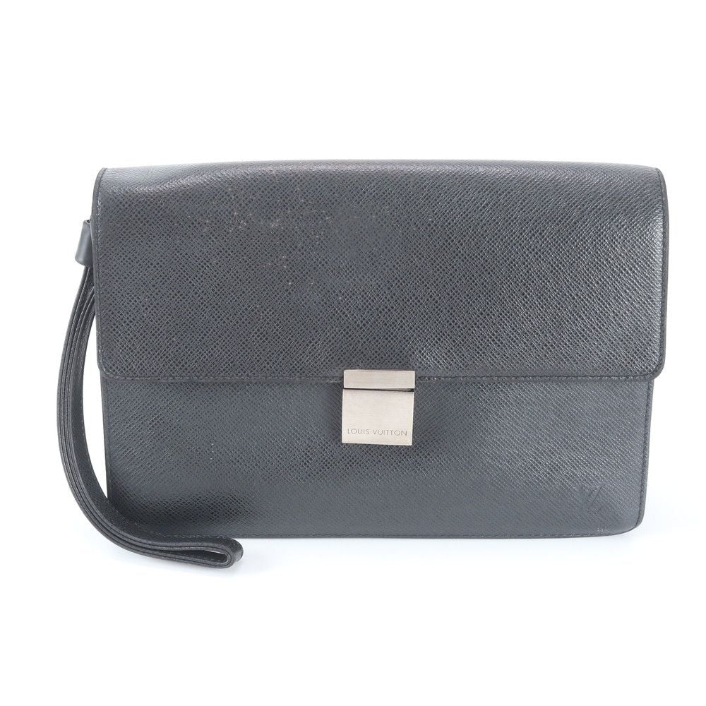 Louis Vuitton Taiga Selenga Leather Clutch Pouch Business