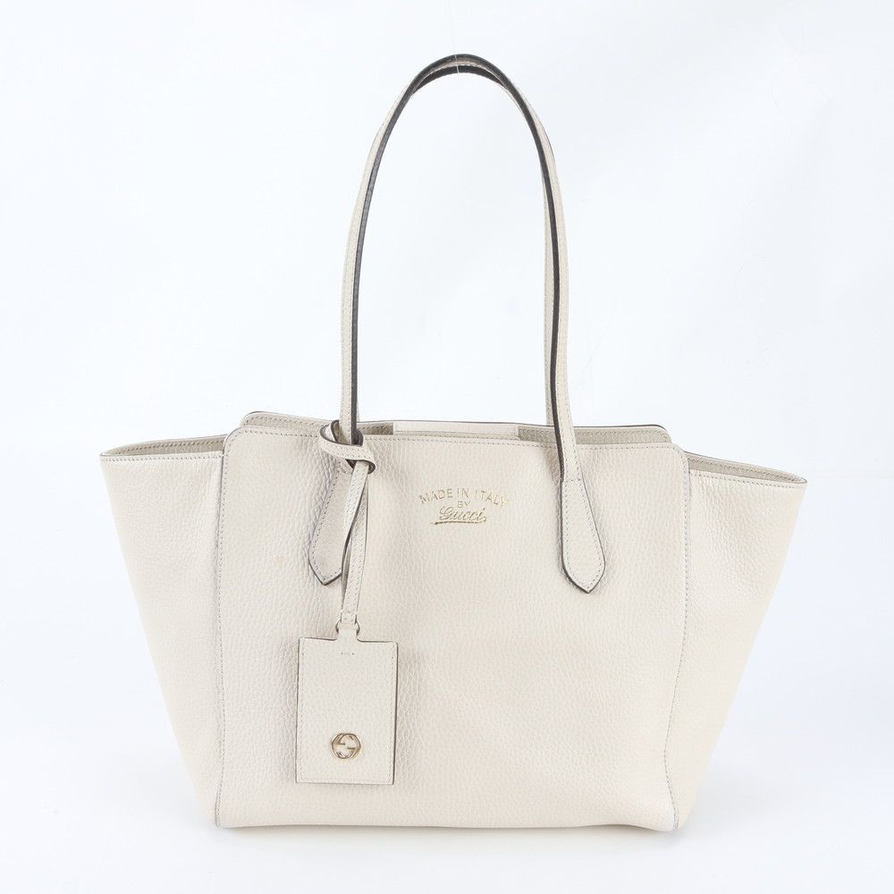 Gucci Swing Leather Tote Shoulder Hand