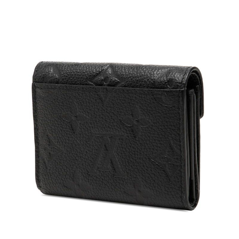 Louis Vuitton Monogram Empreinte Portefeuille Zoe Trifold Wallet Noir Black
