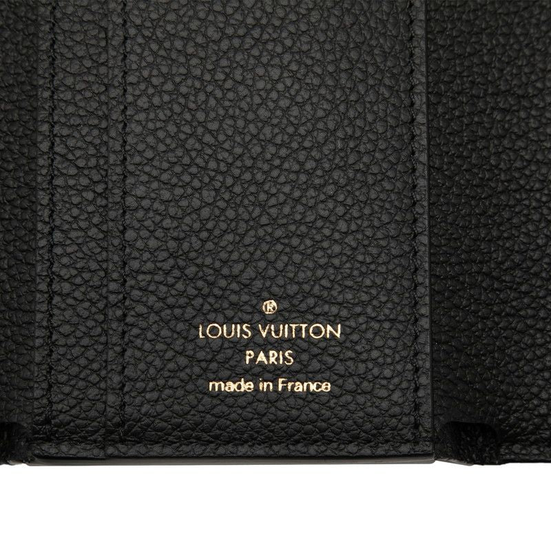 Louis Vuitton Monogram Empreinte Portefeuille Zoe Trifold Wallet Noir Black