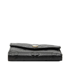 Louis Vuitton Monogram Empreinte Portefeuille Zoe Trifold Wallet Noir Black