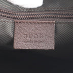 Gucci GG Canvas Leather Shoulder Bag Crossbody Hand Brown — view 8