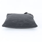 Gucci Guccissima Leather Shoulder Bag Crossbody Messenger Black — view 7