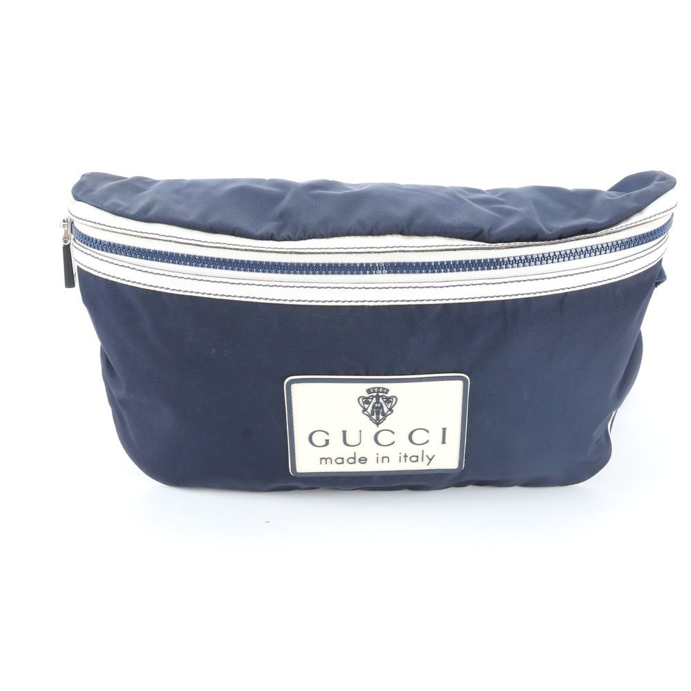 Gucci Leather 2-Way Belt Bag Crossbody Waist Pouch Shoulder Tote — view 2