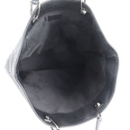 Gucci GG Canvas Leather Tote Shoulder Hand Black — view 7