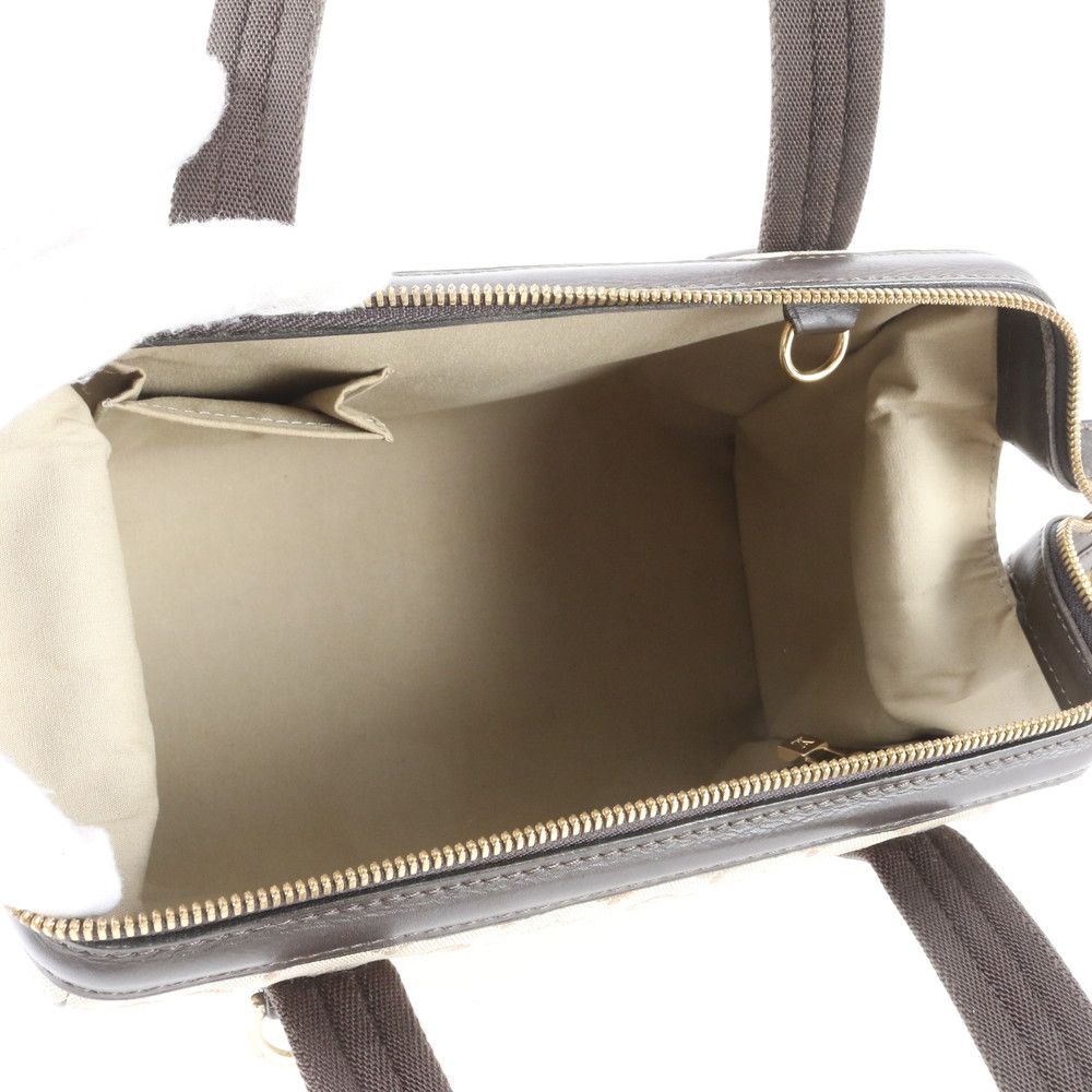Louis Vuitton Monogram Mini Josephine PM Leather Canvas Handbag Tote — view 7