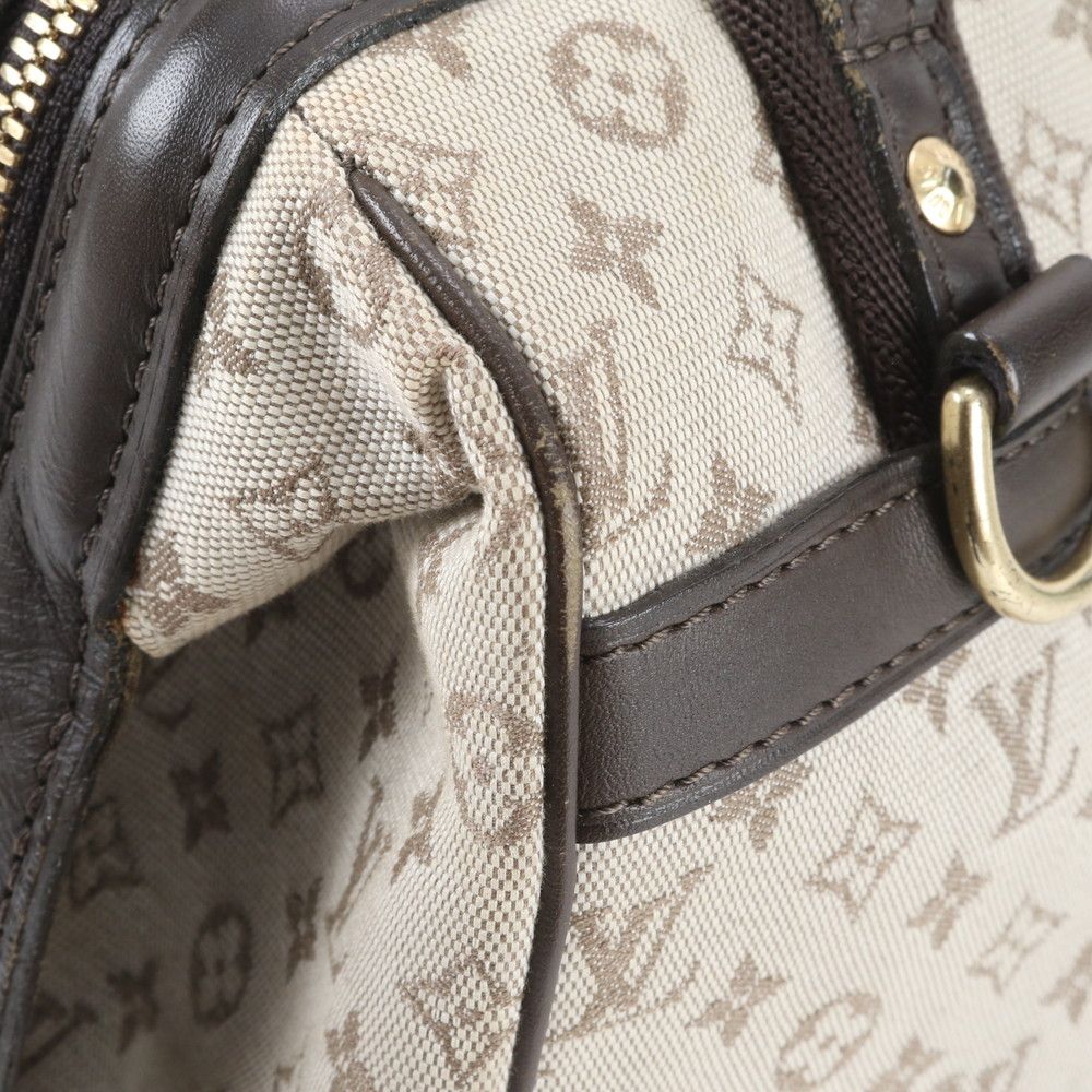 Louis Vuitton Monogram Mini Josephine PM Leather Canvas Handbag Tote — view 9
