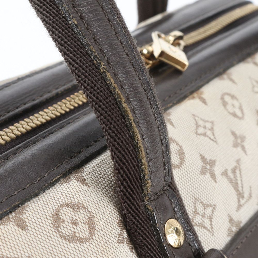 Louis Vuitton Monogram Mini Josephine PM Leather Canvas Handbag Tote — view 8