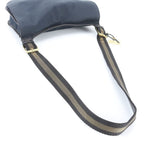 Gucci Leather Canvas Shoulder Bag Crossbody Messenger Navy — view 2