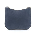 Gucci Leather Canvas Shoulder Bag Crossbody Messenger Navy — view 3
