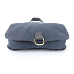 Gucci Leather Canvas Shoulder Bag Crossbody Messenger Navy — view 5