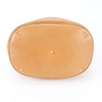Gucci Vintage Drawstring Leather Shoulder Bag Crossbody Brown — view 4