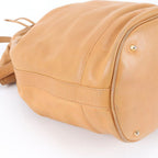 Gucci Vintage Drawstring Leather Shoulder Bag Crossbody Brown — view 5