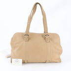 Prada Included Leather Boston Bag Tote