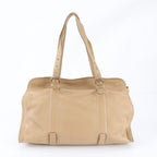Prada Included Leather Boston Bag Tote — view 3