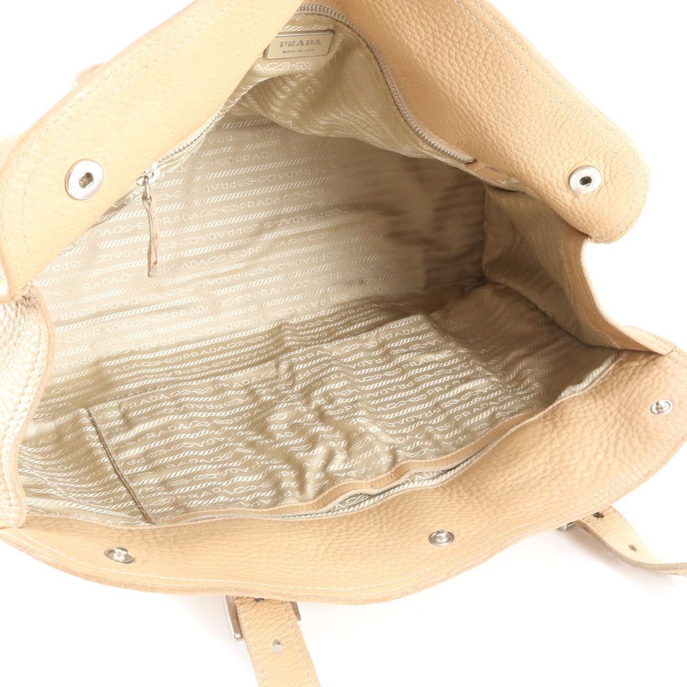 Prada Included Leather Boston Bag Tote — view 7