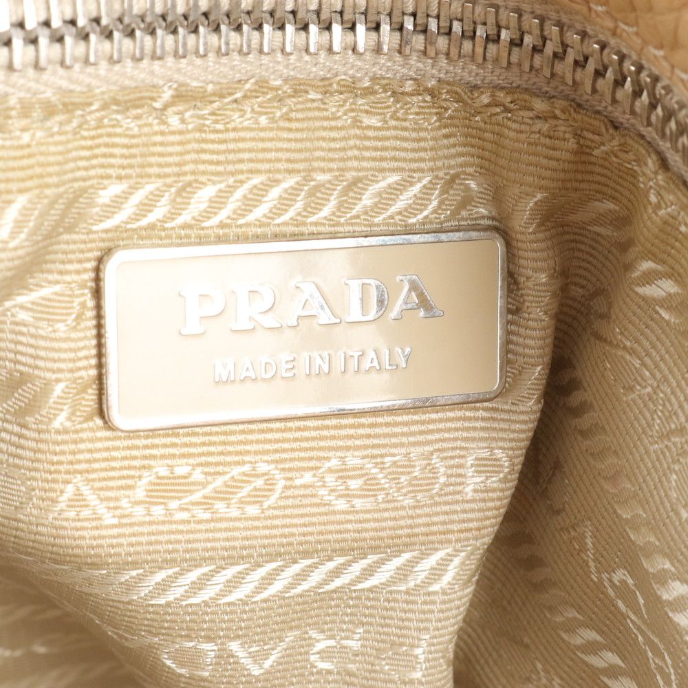 Prada Included Leather Boston Bag Tote — view 8