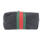 Gucci Sherry Line Leather Canvas Tote Shoulder Business Black — view 5