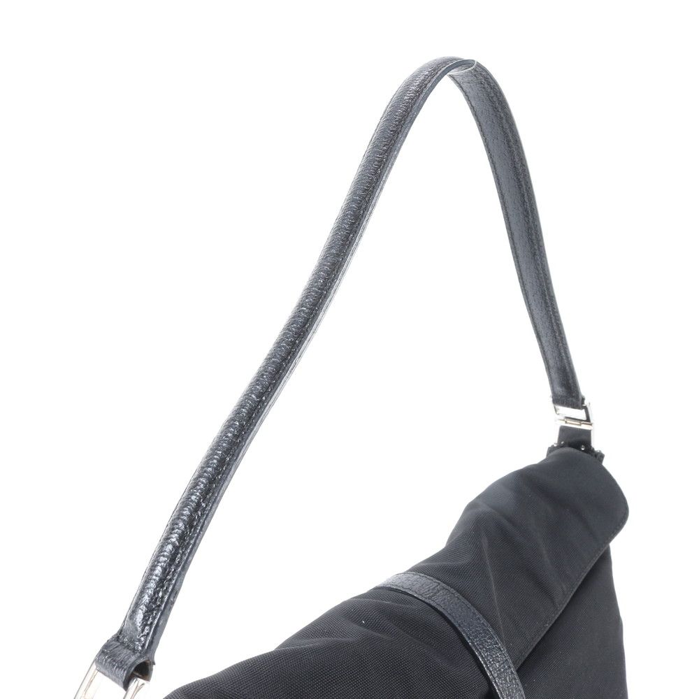 Gucci Jackie 001 Leather Nylon Shoulder Bag Hand Black — view 2