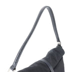 Gucci Jackie 001 Leather Nylon Shoulder Bag Hand Black — view 2