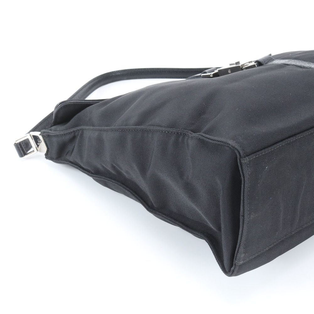 Gucci Jackie 001 Leather Nylon Shoulder Bag Hand Black — view 6