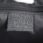 Gucci Jackie 001 Leather Nylon Shoulder Bag Hand Black — view 8