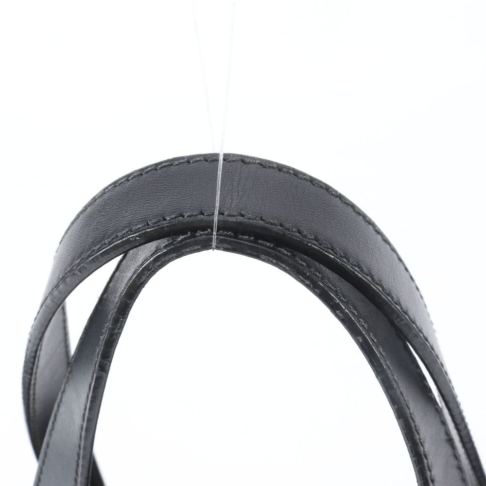 Gucci GG Canvas Leather Tote Shoulder Business Document Black — view 2