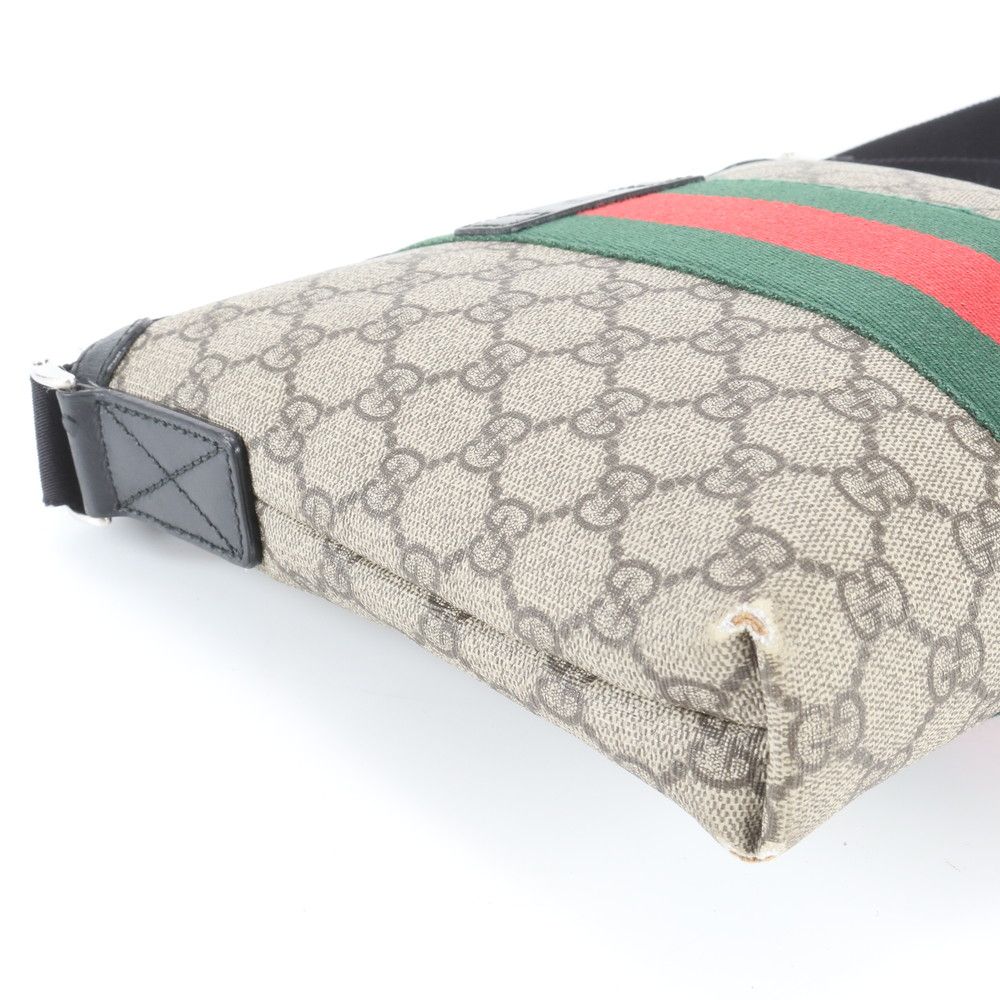 Gucci GG Supreme Sherry Line Leather Shoulder Bag Crossbody Messenger — view 6