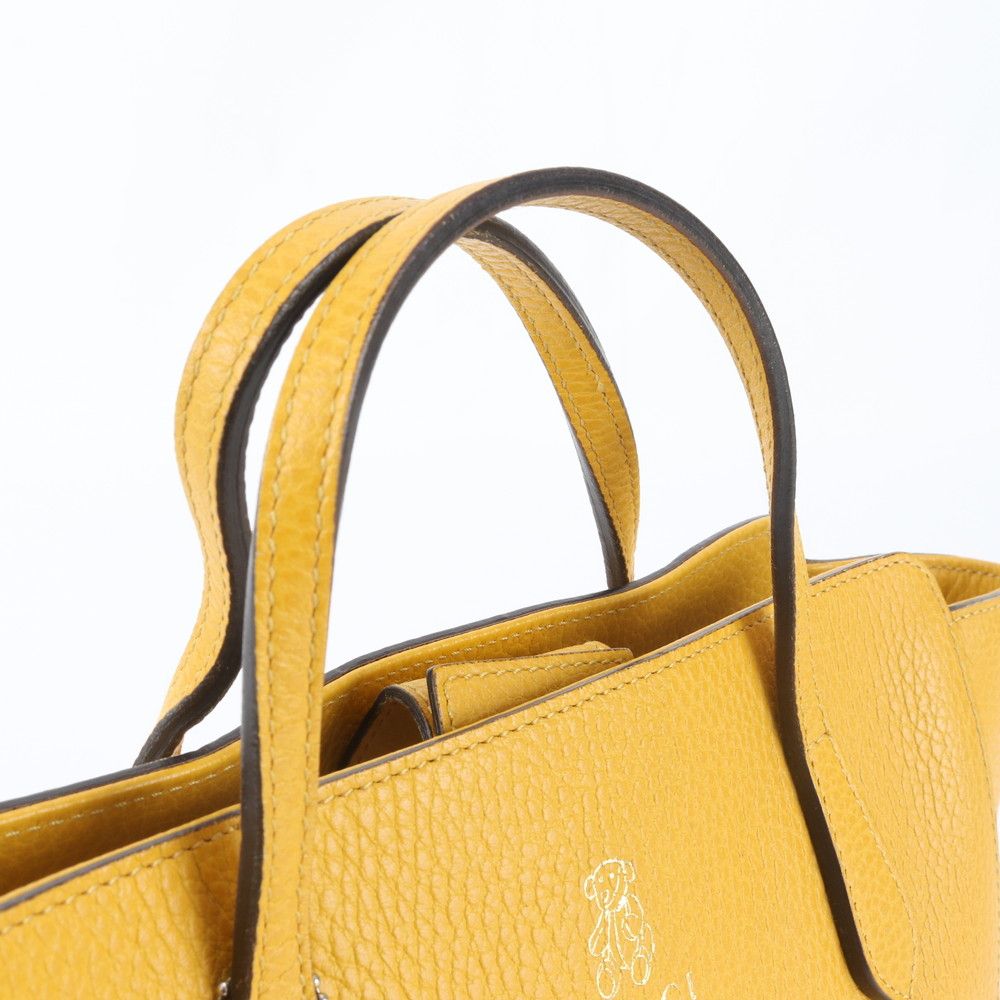 Gucci Swing Leather Handbag Tote — view 2