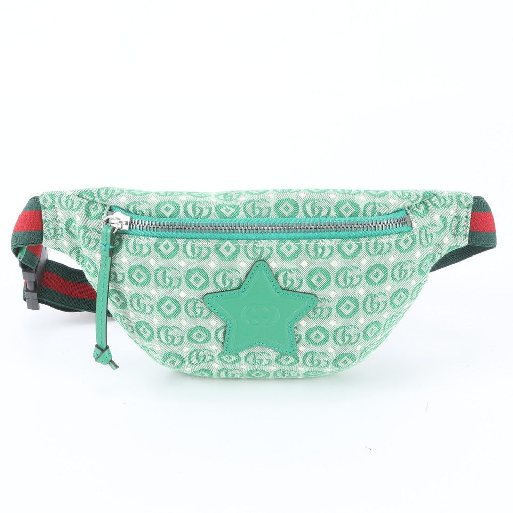 Gucci Included GG Leather Canvas 2-Way Belt Bag Crossbody — view 2
