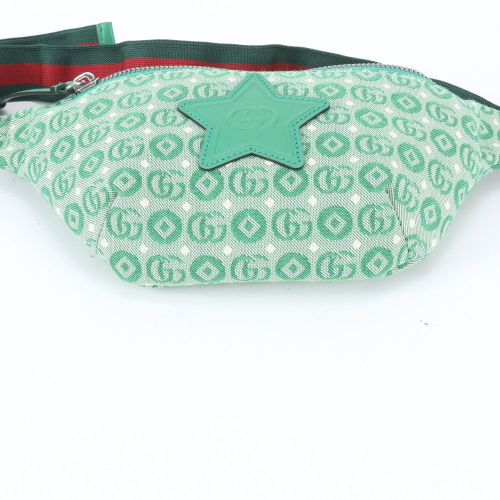 Gucci Included GG Leather Canvas 2-Way Belt Bag Crossbody — view 6
