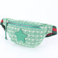 Gucci Included GG Leather Canvas 2-Way Belt Bag Crossbody