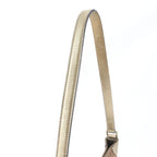 Gucci GG Canvas Leather Shoulder Bag Tote Hand Gold — view 2