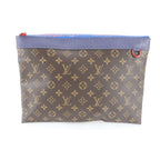 Louis Vuitton Monogram Pochette Apollo Leather Clutch Pouch
