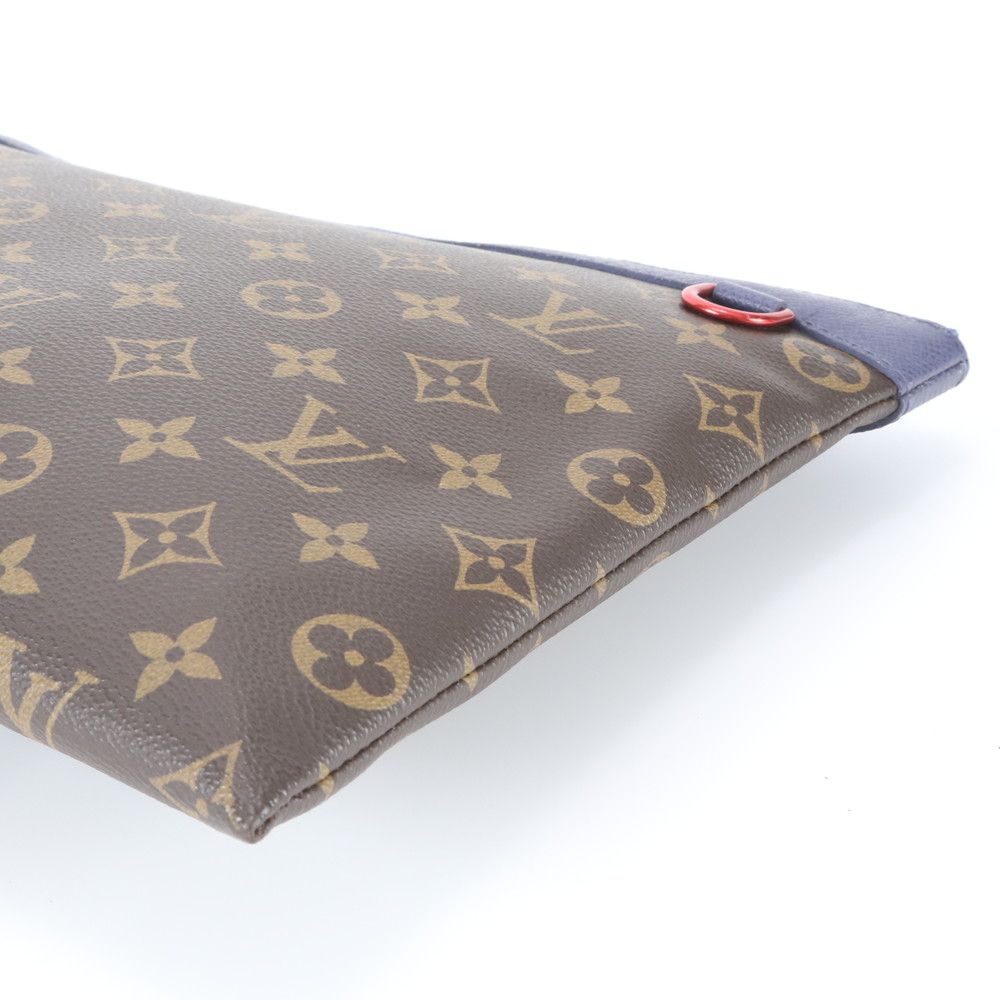 Louis Vuitton Monogram Pochette Apollo Leather Clutch Pouch — view 4