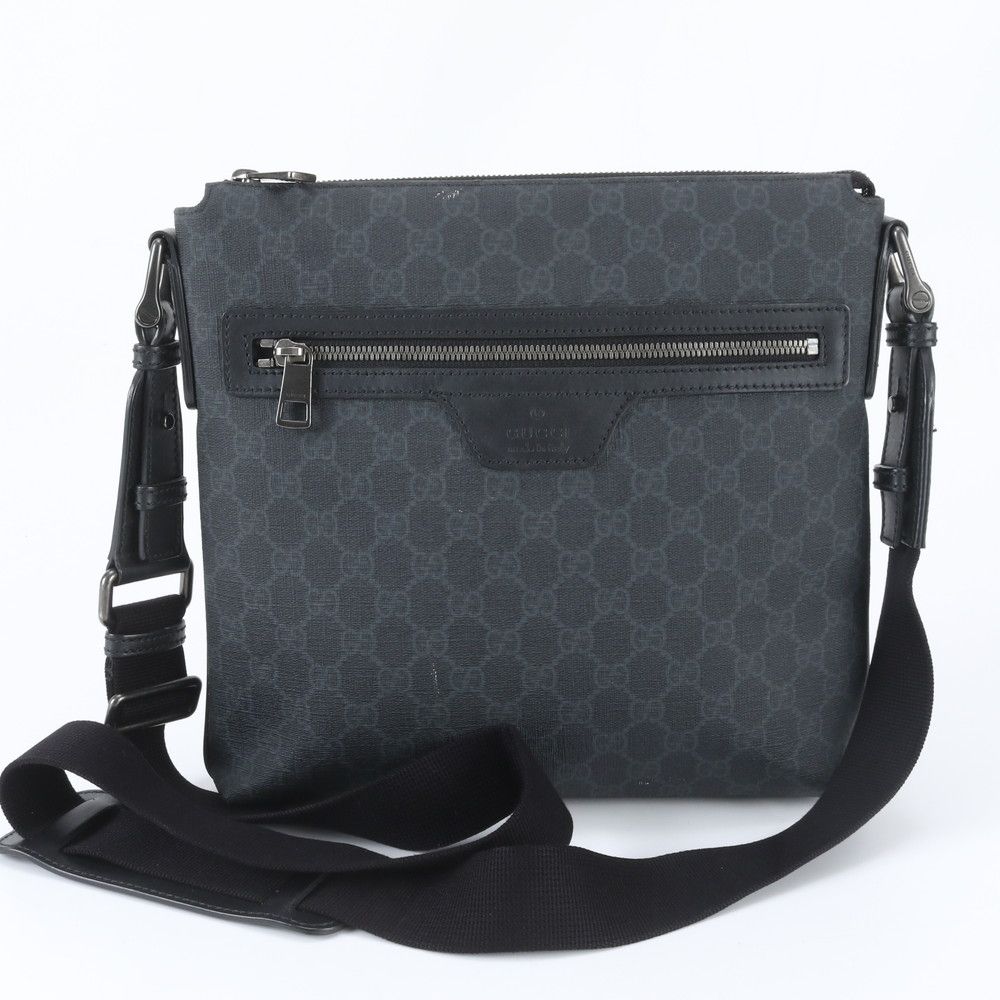 Gucci GG Supreme Leather Shoulder Bag Crossbody Messenger Business Tote