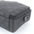 Gucci GG Nylon 018 Leather Clutch Pouch Business Black — view 4