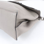 Gucci Bamboo Daily Leather 2-Way Shoulder Bag Crossbody Hand Gray — view 4
