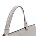 Gucci Bamboo Daily Leather 2-Way Shoulder Bag Crossbody Hand Gray — view 2