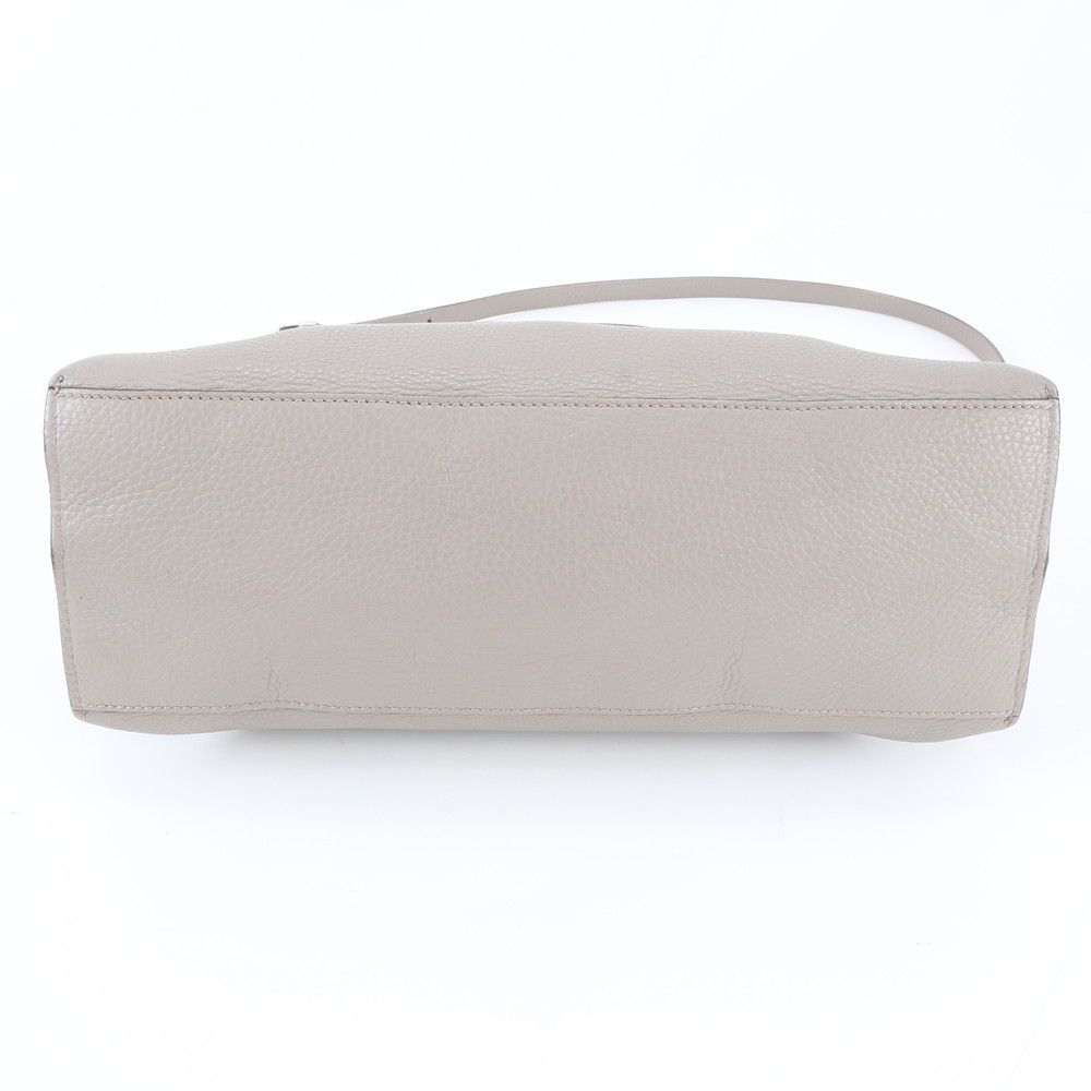 Gucci Bamboo Daily Leather 2-Way Shoulder Bag Crossbody Hand Gray — view 5