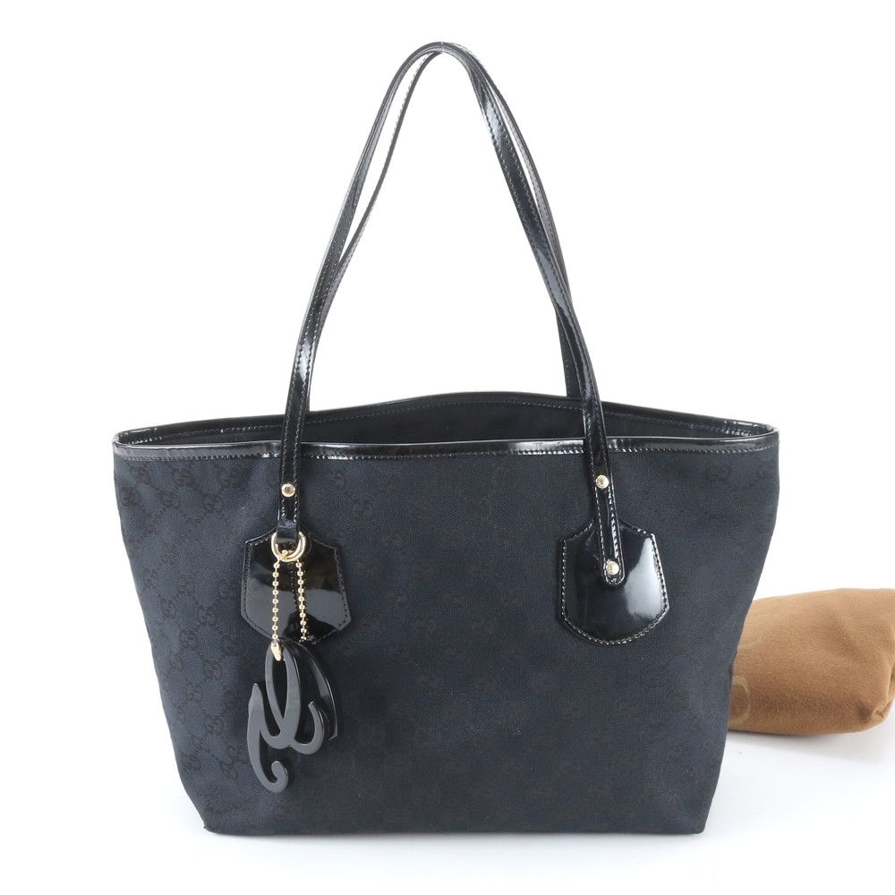 Gucci GG Canvas Joli Leather Tote Shoulder Hand