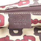 Gucci Guccissima Abbey Leather Shoulder Bag Crossbody Messenger Brown — view 8